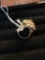 14 kt gold diamond/Pearl ring 5.7 grams