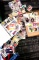 Vintage 100 plus assorted sports trading cards/old tickets