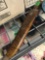 Vintage Hand carved knife made in India wood handle/sheath 13 in blade