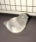 Baccart frosted crystal glass sparrow bird chick paperweight figurine no 76