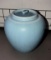 vintage Rookwood blue pottery jar with lid marked