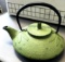 Dragon Fly Iron green teapot made in japan