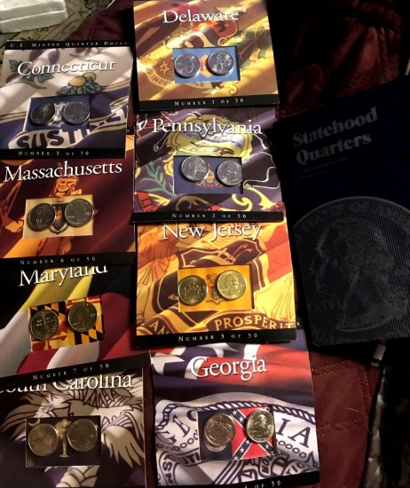 $4.00 state quarters-empty statehood coin book