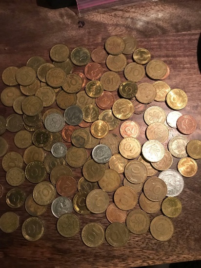 200- foreign coins