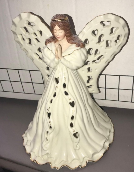 Lenox Angel of Adoration votive fine ivory china candle holder