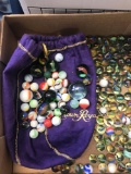 200- plus vintage marbles