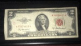 $2.00 bill red seal 1953A