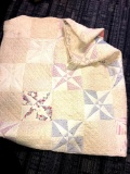 Vintage antique quilt 62 in x 80 in