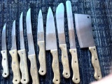 set of nine chefs collection, knives