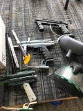 3- paint guns and mask
