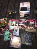 CD storage cube- CDs the wives Duck commander- Pink Floyd the wall-frozen-Carrie underwood