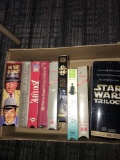 VHS tapes Star Wars trilogy- 100- years of comedy