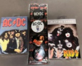 kiss and AC/DC playing cards