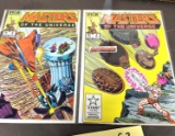 lot of two star comics, masters of the universe fair condition