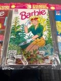 lot of four Barbie comics, three packs unopened