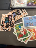 Ren and Stimpy trading cards and stickers
