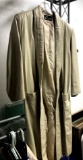 Creamy white mens leather jacket small