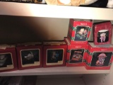 7- collectible Christmas ornaments
