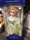 Handcrafted collectors edition genuine bisque porcelain doll