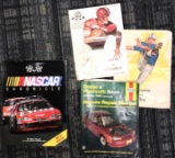 2- vintage football programs/Haynes repair manual/Nascar book