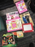 Etch a sketch- coloring pads- beads -puzzle-crayons