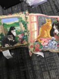 2- cat pillows