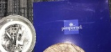 Pimpernal 4- piece set place mats-marble cutting board- black currier& Ives pie dish