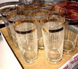 11- Crystal with gold rim glasses