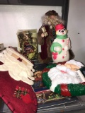 Blow Mold, Christmas decorations /books