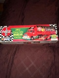 Coca-Cola 2002 Nascar carrier with official race car limited edition