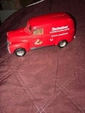 Ertl GM Budweiser panel truck die cast bank