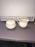 Lenox creamer & sugar
