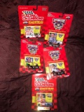 5- Racing Champions 1/64 scale Nascar stock trucks Joe Buttman-Ron Barfield-Rick Carelli-Michael