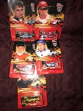 5- Racing Champions 1/64 scale Nascar stock cars Jeff Burton-Brett Bodine-Hut Stricklin-Buckshot
