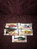 5- Racing collectibles 1/64 scale Nascar stock cars