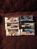 6- Racing collectibles 1/64 scale nascar stock cars