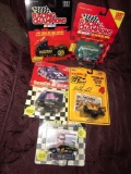 5- Racing Champions Nascar stock cars 1/64 scale