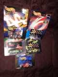 5- HotWheels racing 1/64 scale Nascar stock cars