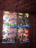 4- HotWheels racing pit crews HotWheels-Petty Enterprises-Hit Stricklin-John Deere 1:64 scale