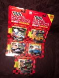 5- Racing Champions Nascar stock cars 1/64 scale Ernie Irvan-Dale Jarrett-Jeff Burton-Richard