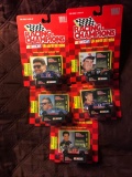 5- Racing Champions Nascar stock cars Darrell Waltrip-Phil Parsons-Randy LaJoie-Elton Sawyer-Joe
