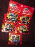 5- Racing Champions Nascar stock cars Derrike Cooe-Kevin Lepage-Robby Gordon-Hermie Sandler-Tandy