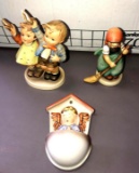 3- vintage Hummel Globel figurines
