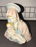 Vintage Orlik porcelain Madonna & Child 4 in figurine