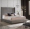 Gray pleated velvet eastern king bed Must Bring Help to Load Come to preview