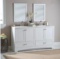 white double sink vanity Must Bring Help to Load Come to preview