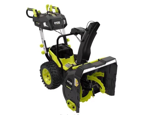 ryobi 40 volt snow thrower