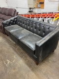 Black Sofa Must Bring Help to Load