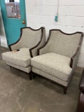 2 Matching Chairs Must Bring Help to Load
