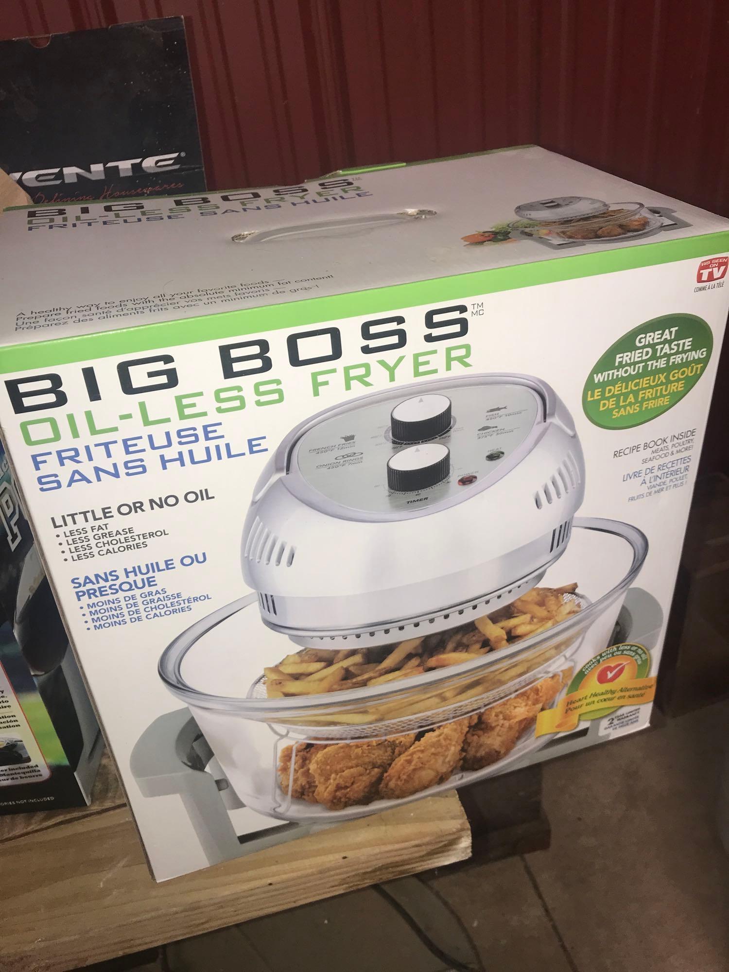 Big boss oil less fryer Proxibid